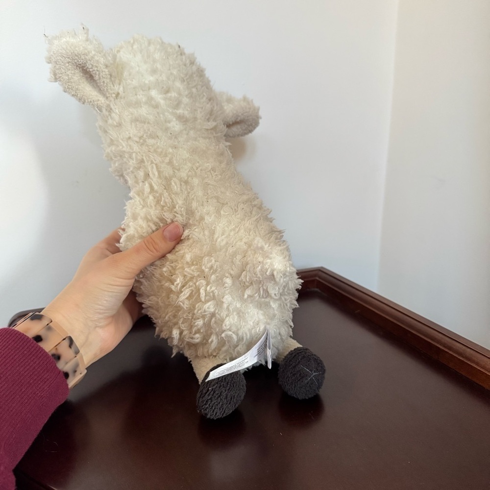 Barefoot Dreams CozyChic Lamb Buddie Stuffed Animal - Picture 5 of 6